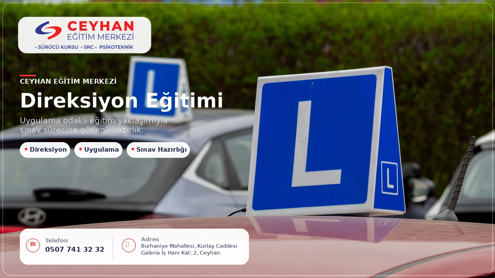 Sürücü kursu uygulama eğitimi